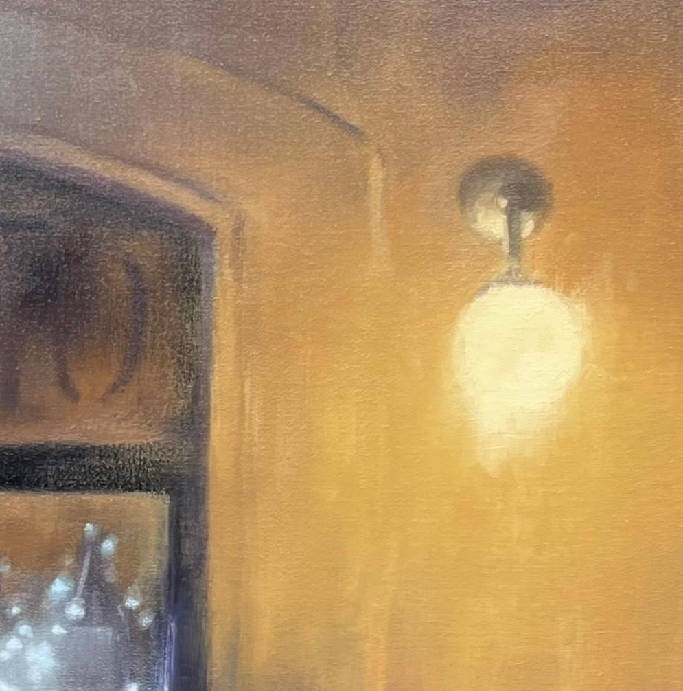 Peinture à l'huile originale scène de ville urbaine peinture figurative contemporaine 1