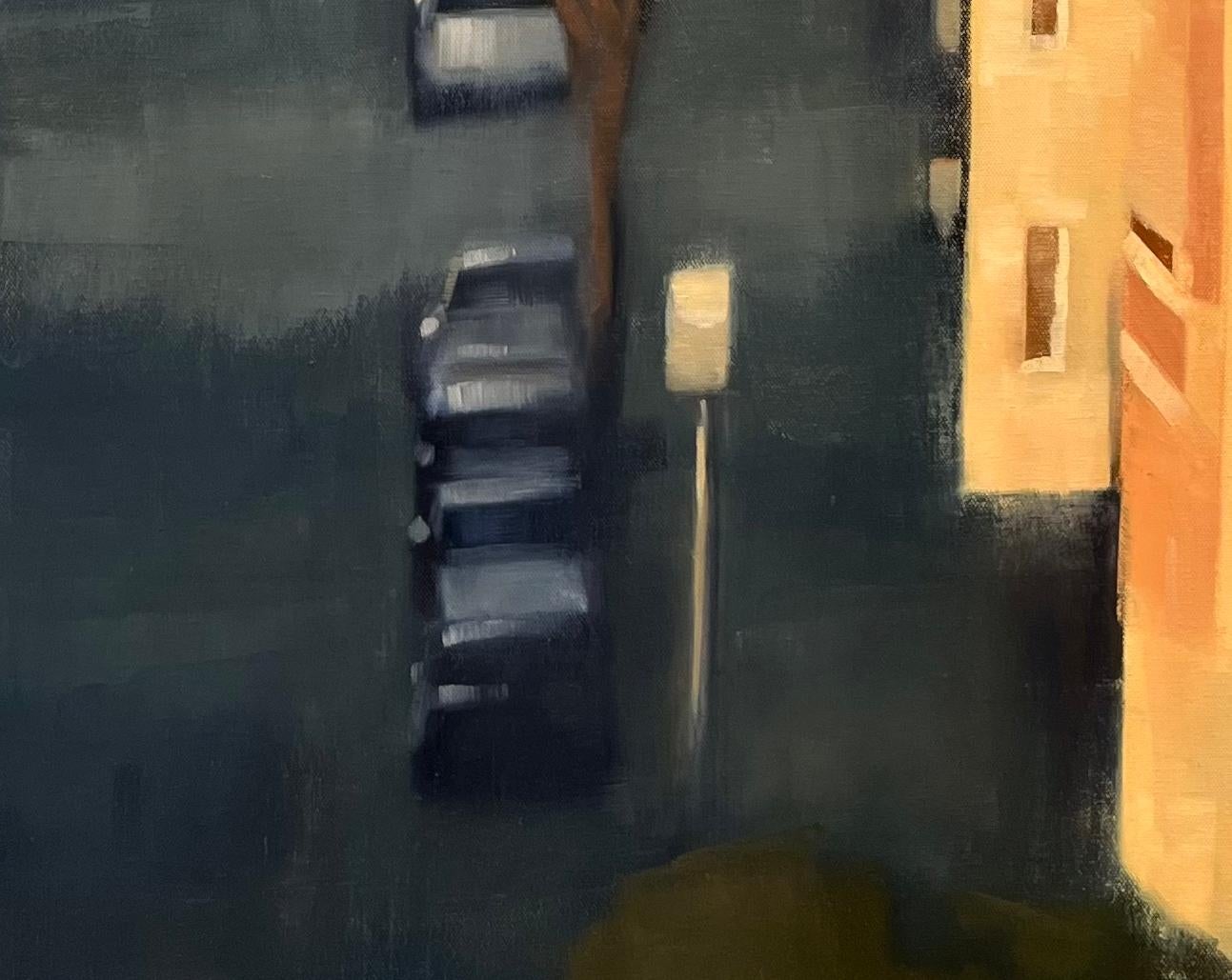 Paysage urbain original de San Francisco - Réalisme Painting par Christina Kent