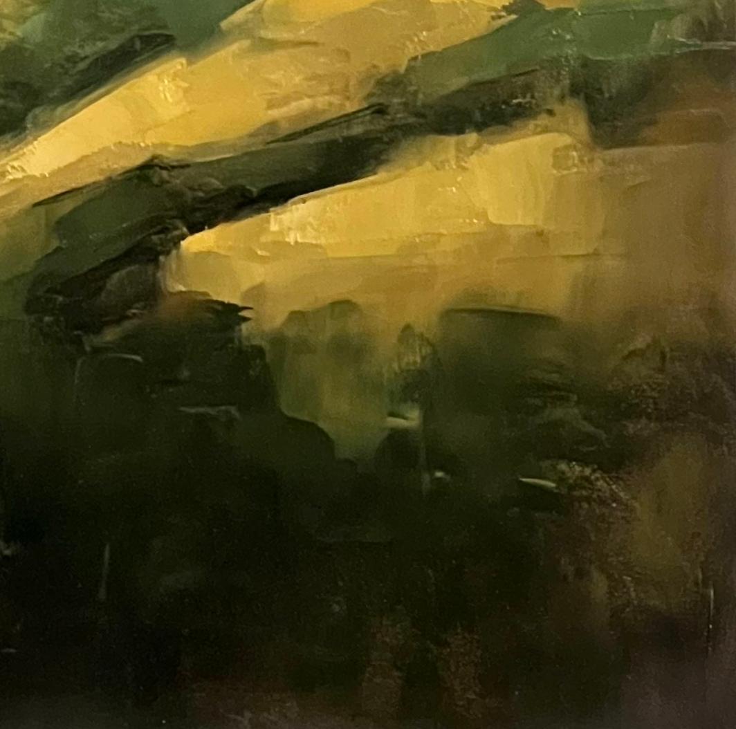Small Bay Area landscape original oil painting golden hills For Sale 1