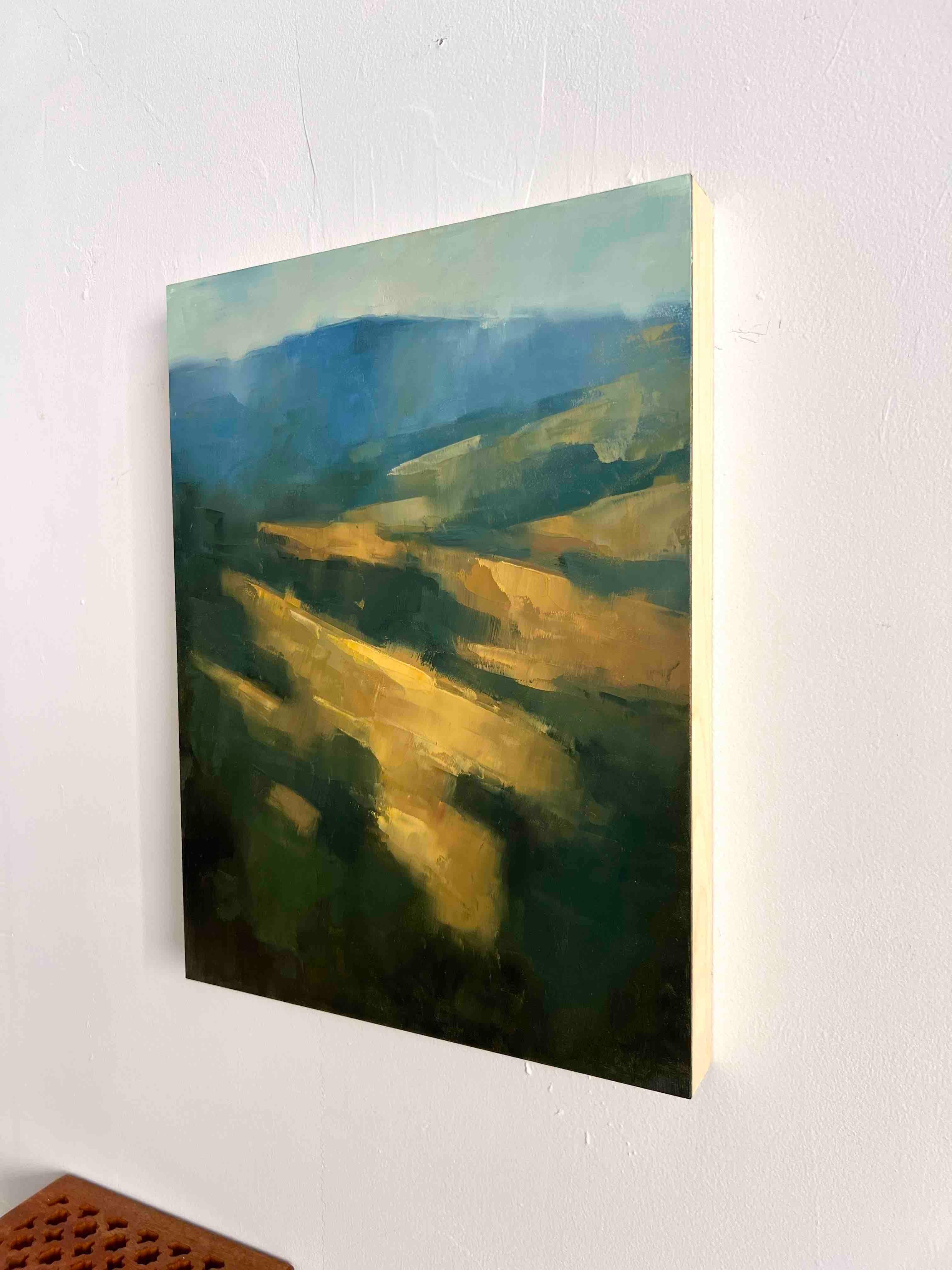 Paysage de Californie du Nord peinture à l'huile originale abstraite contemporaine en vente 4