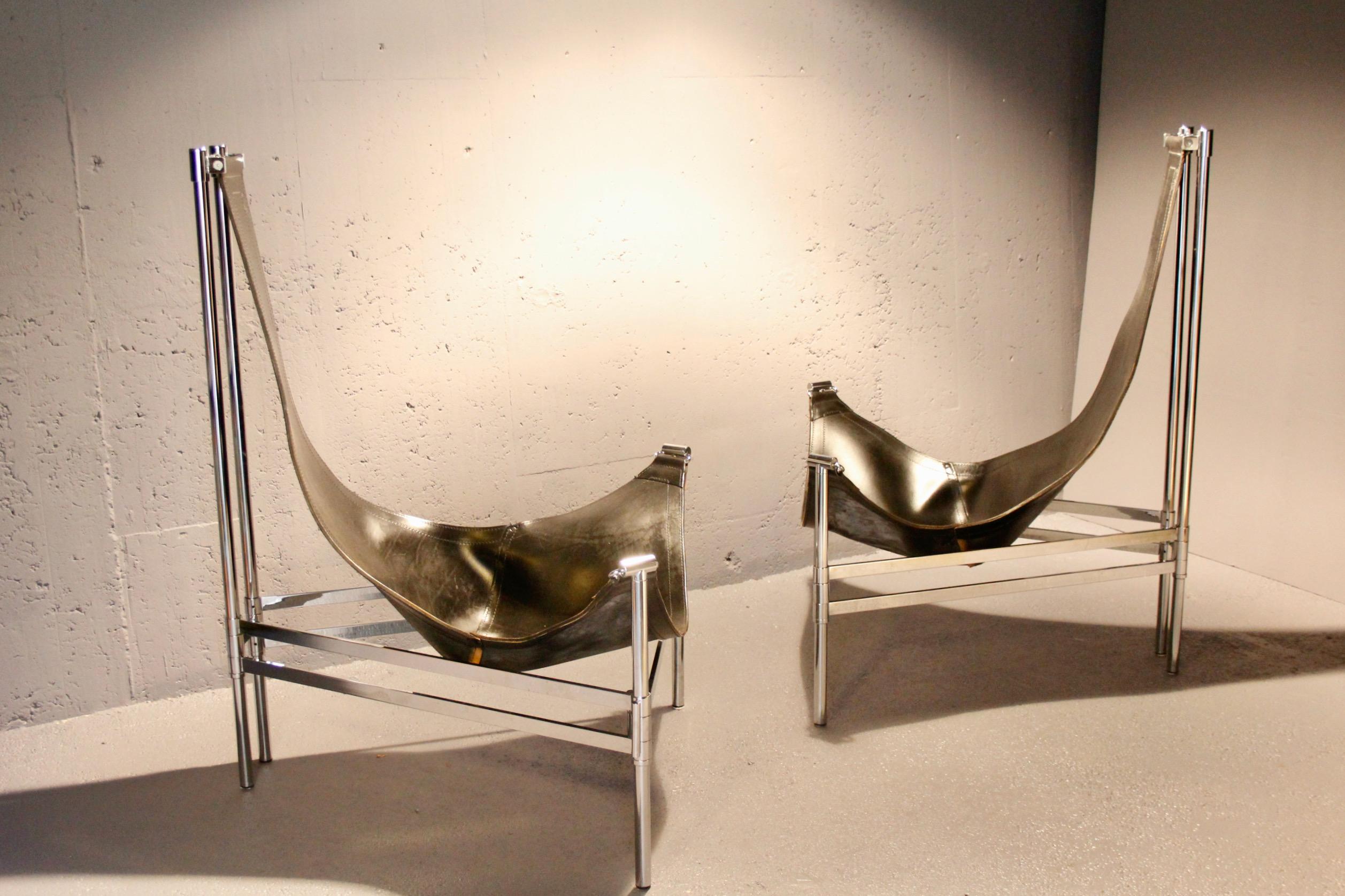 Christina & Lars Andersson Easy Chairs Model 'Yacht' Produced by Huskvarna For Sale 2