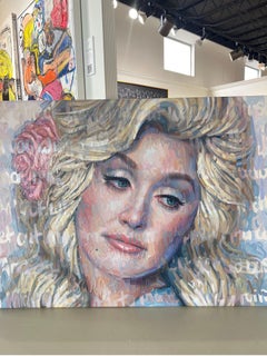 "Dolly", olio su tela di Christina Major ( 47 x 81 )