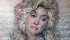 "Dolly", olio su tela di Christina Major  ( 47 x 81 )