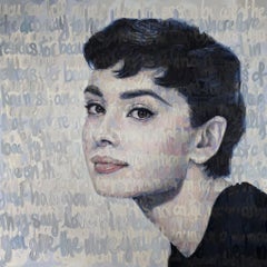 Oil on Canvas “Audrey” by Christina Major 75 x 75