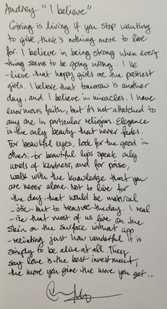 Öl auf Leinwand -Audrey "I Believe" von Christina Major 57 x 84