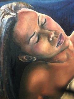Oil on Canvas Painting  24 x 48