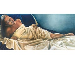 Oil on Canvas Painting  24 x 48