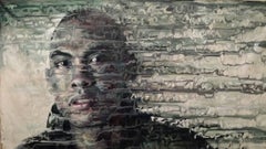 Óleo sobre lienzo titulado: "Adornar"  48 x 84