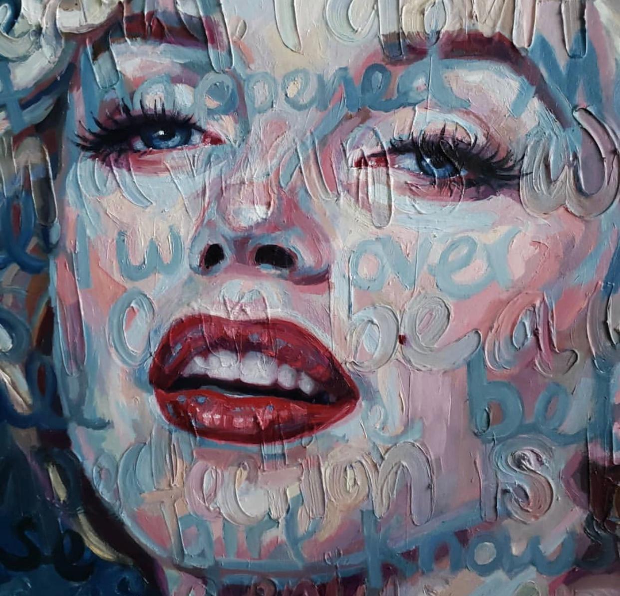 Oil Painting Titled: Marilyn 2