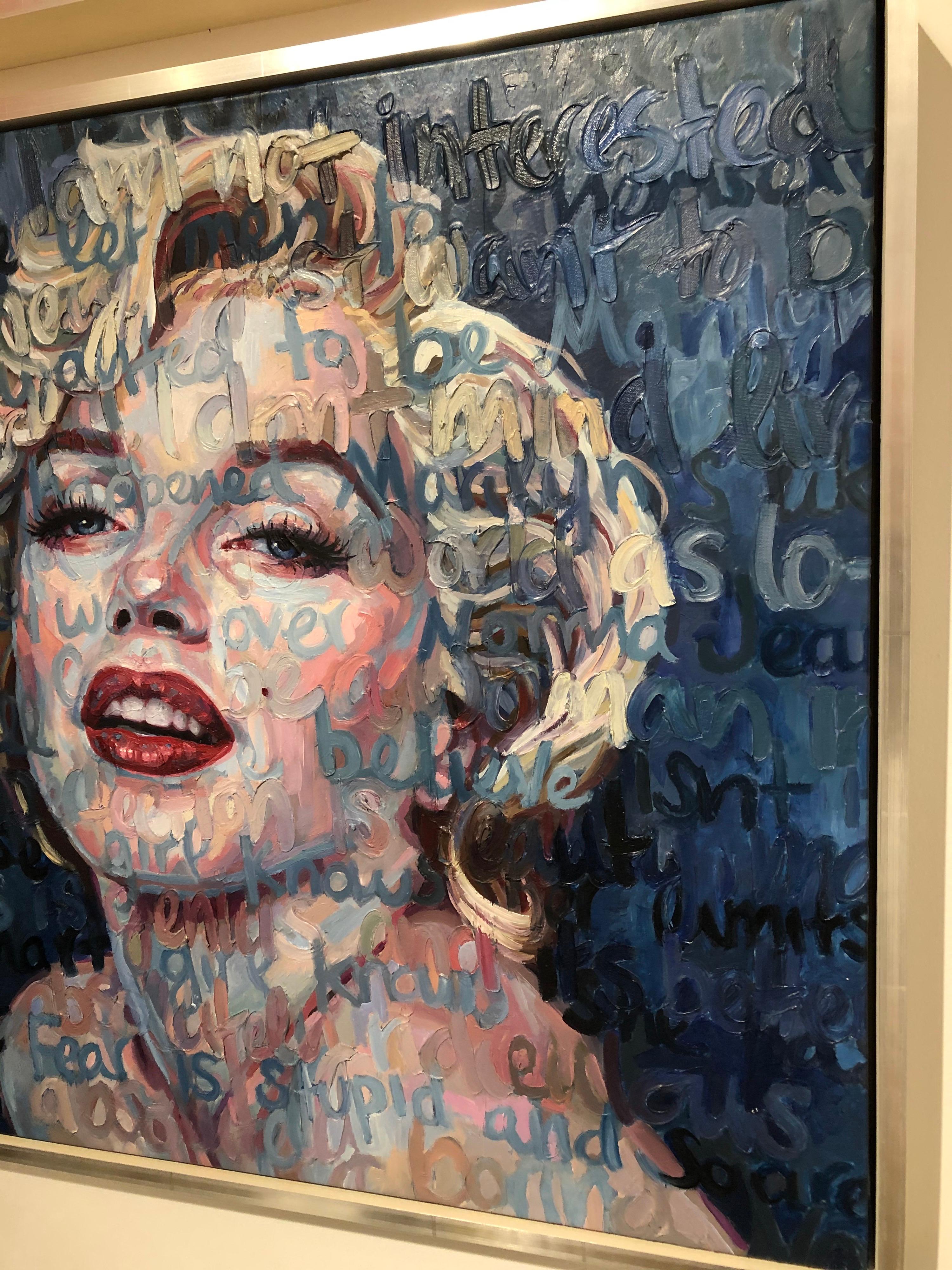Oil Painting Titled: Marilyn 5