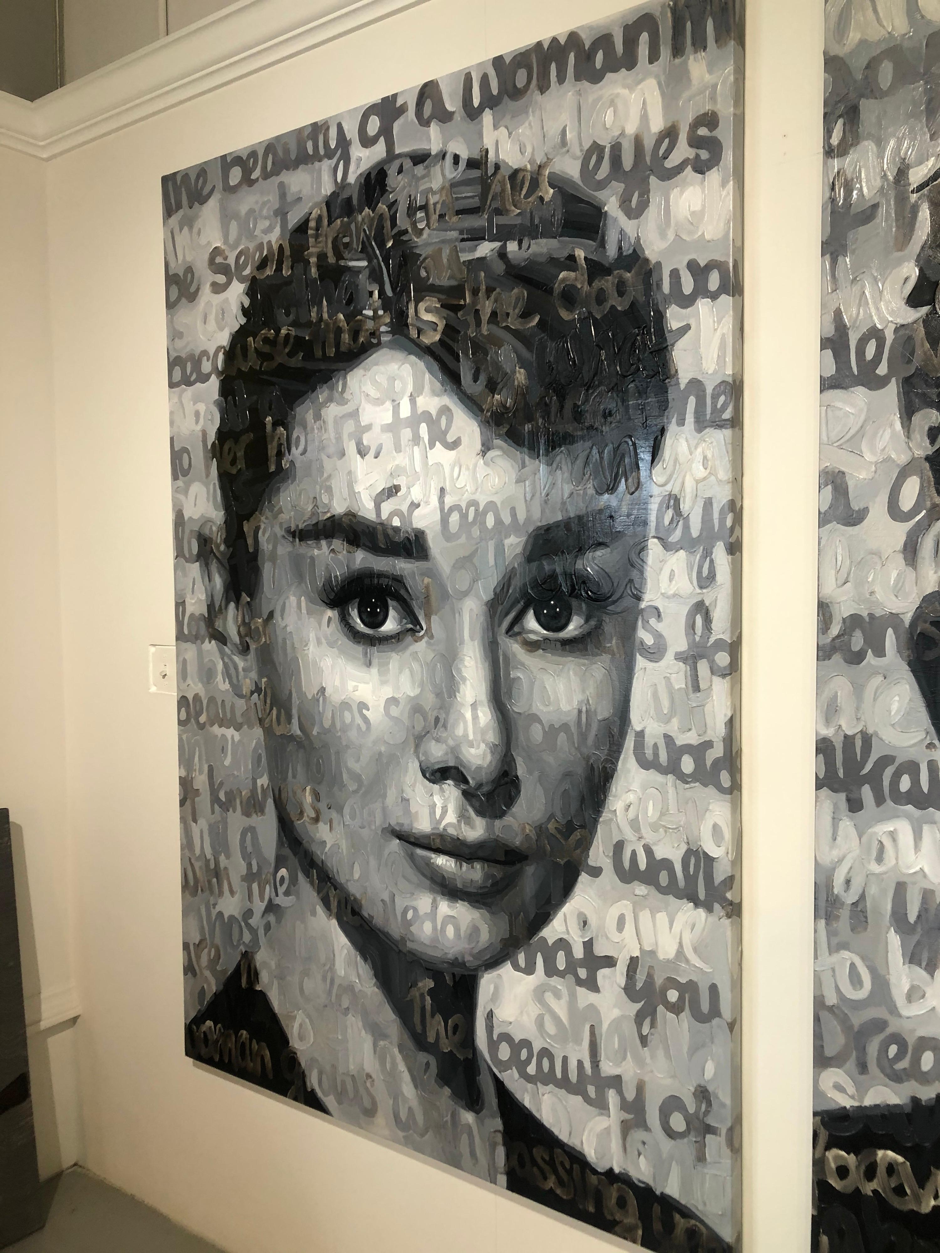 Original Oil On Canvas Painting Titled: Audrey For Sale 10