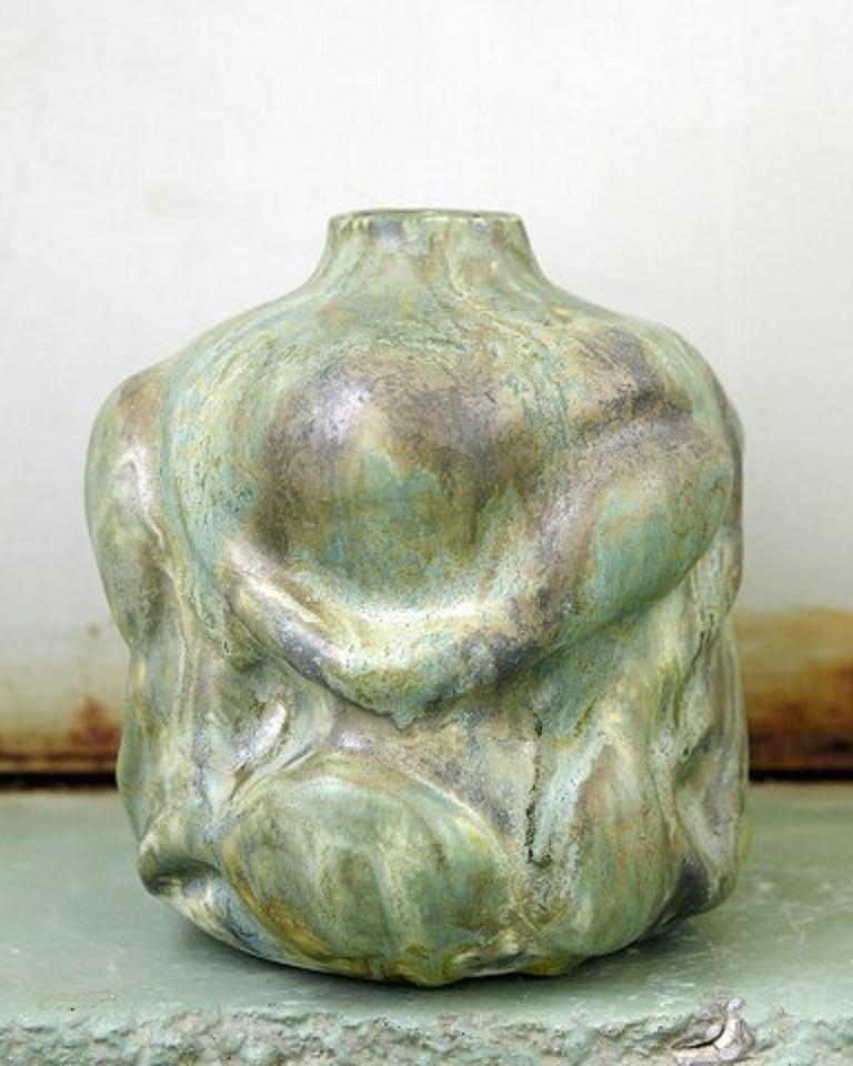 Organic Modern Christina Muff, Beautiful Sculptural Vase with Flower Bud Shapes