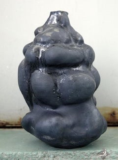 Christina Muff, Large, Hand Modelled Stoneware Sculptural Vase