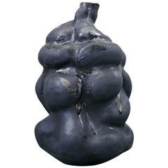 Christina Muff, Large, Hand Modelled Stoneware Sculptural Vase