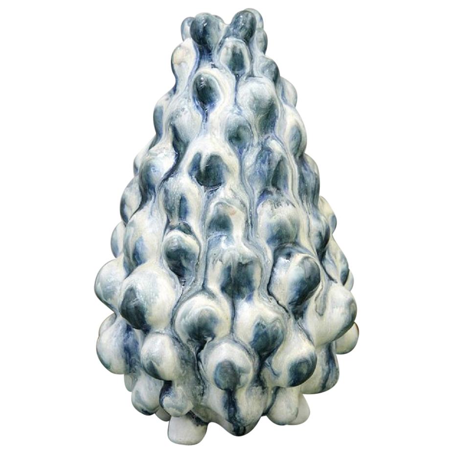 Christina Muff, Sculptural Vase, Hand Modelled in Stoneware Clay