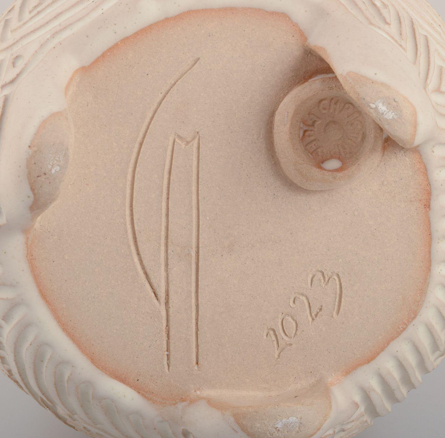 Christina Muff, artiste contemporaine danoise. Grand vase unique en grès. 2023 en vente 2