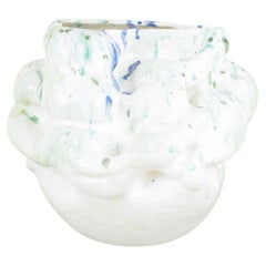 Christina Muff, contemporary Danish ceramic artist. Large round stoneware vessel