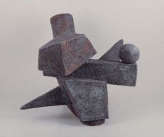 Christina Muff, contemporary Danish ceramic artist. Monumental sculpture, 2023