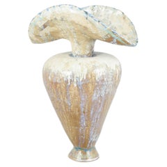 Christina Muff, contemporary Danish ceramic artist. Very large ceramic vessel.