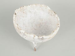 Christina Muff, Danish ceramic artist. Stoneware bowl on three pointed legs.