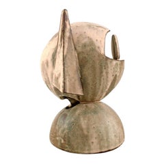 Christina Muff, Danish Contemporary Ceramicist, Large Cubist Sculpture