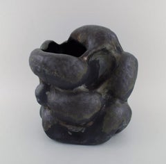 Christina Muff, Danish Contemporary Ceramicist, Large Sculptural Unique Vase
