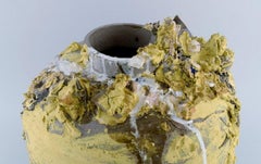 Christina Muff, Danish Contemporary Ceramicist, Large Sculptural Unique Vase