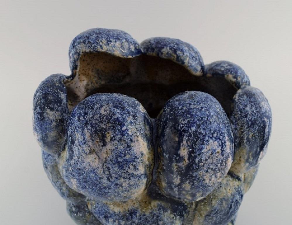 Christina Muff, Danish Contemporary Ceramicist, Large Sculptural Unique Vase In Excellent Condition In København, Copenhagen