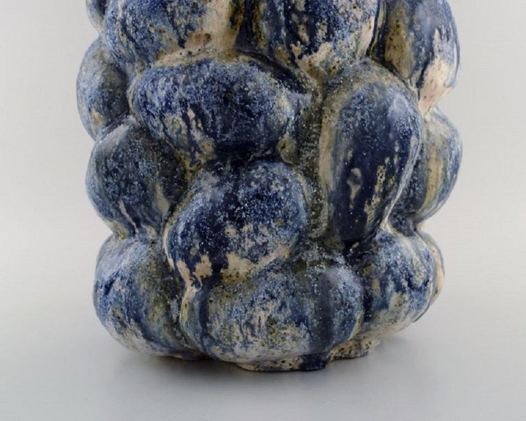 Christina Muff, Danish Contemporary Ceramicist, Large Sculptural Unique Vase For Sale 1