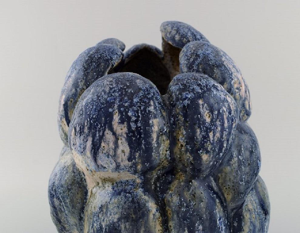 Christina Muff, Danish Contemporary Ceramicist, Large Sculptural Unique Vase 2