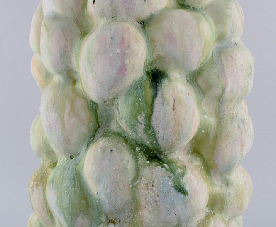 Christina Muff, Danish Contemporary Ceramicist, Large Sculptural Unique Vase For Sale 2