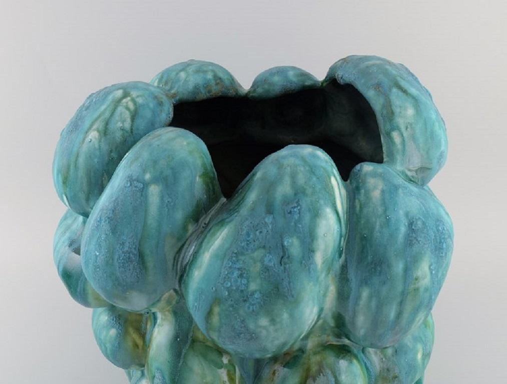 Christina Muff, Danish Contemporary Ceramicist, Monumental Unique Stoneware Vase For Sale 1
