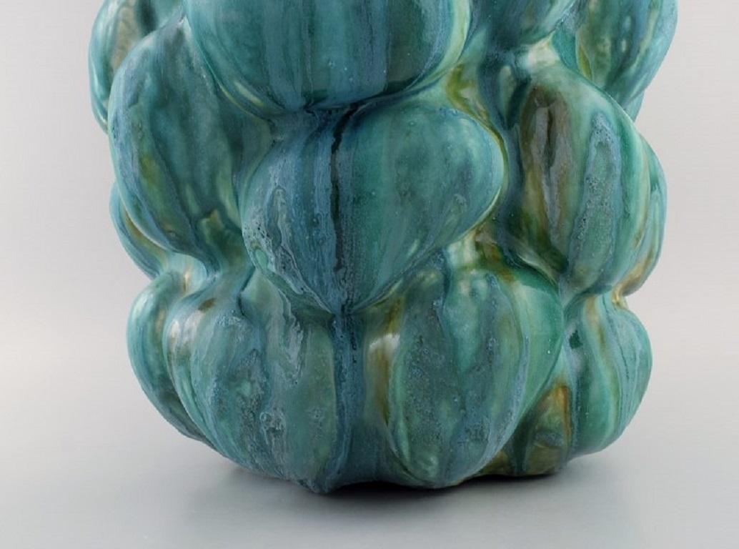Christina Muff, Danish Contemporary Ceramicist, Monumental Unique Stoneware Vase For Sale 3