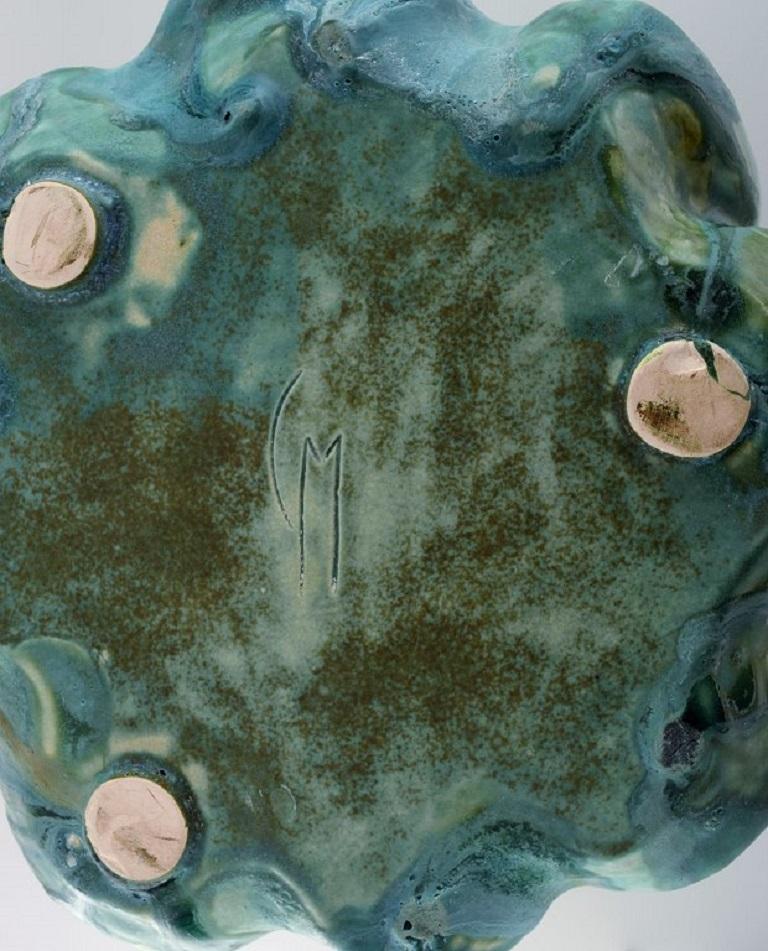 Christina Muff, Danish Contemporary Ceramicist, Monumental Unique Stoneware Vase For Sale 4