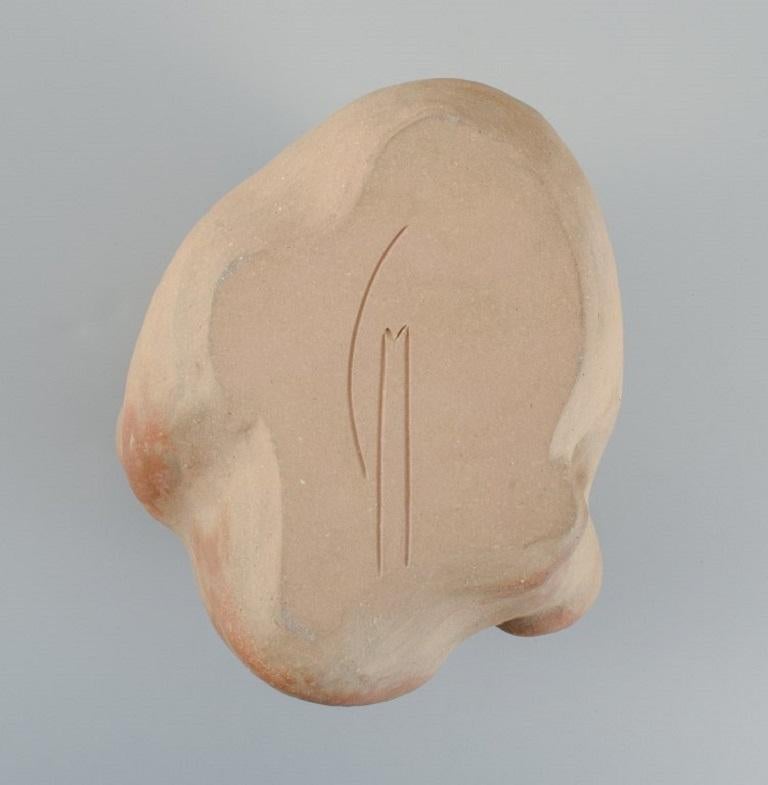 XXIe siècle et contemporain Christina Muff, céramiste contemporaine danoise. Vase de forme organique unique en vente