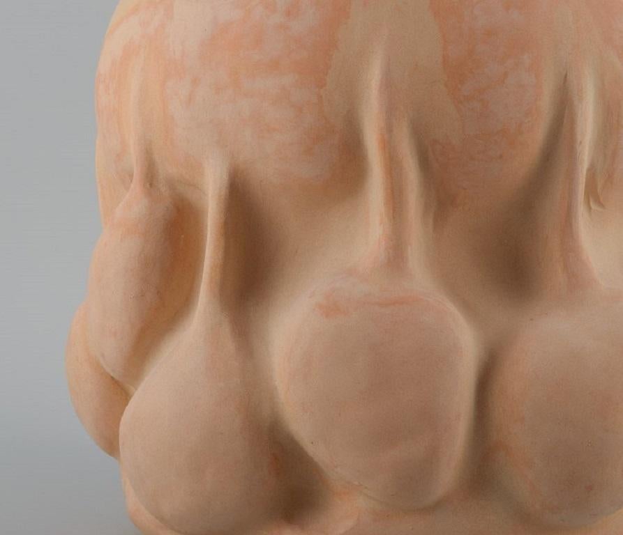 Christina Muff, Danish Contemporary Ceramicist, Unique Stoneware Vase For Sale 1