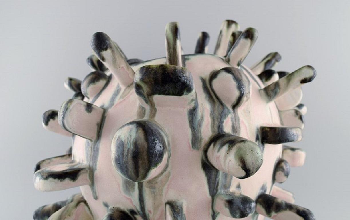 Christina Muff, Danish Contemporary Ceramicist, Very Large Sculptural Vase For Sale 1