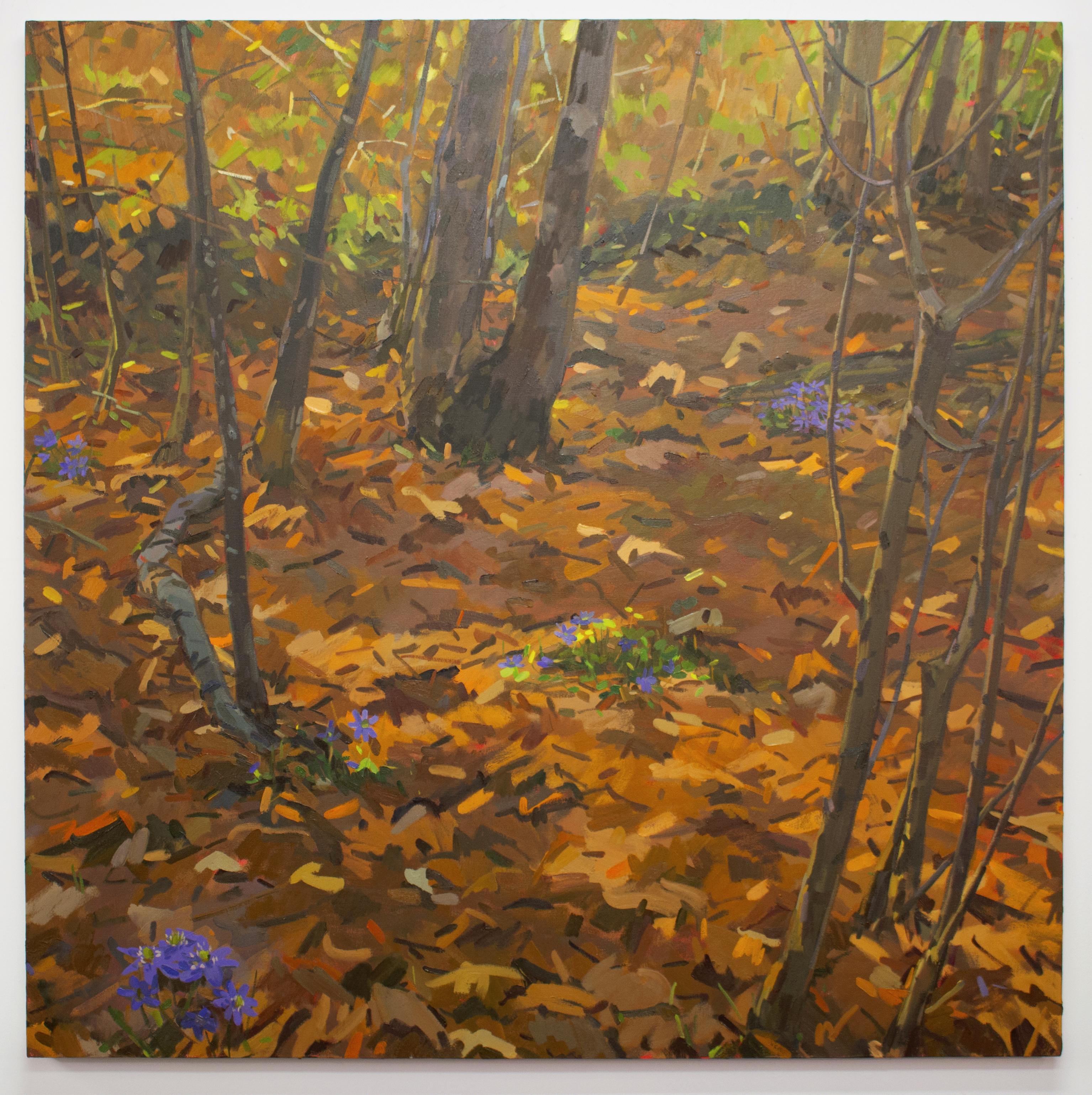 'Primavera effimera' - natura morta - floreale, botanica, impressionismo, paesaggio - Painting di Christina Renfer Vogel