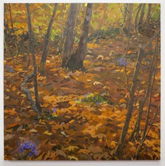 'Ephemeral Spring' - still life - floral, botanical, impressionism, landscape