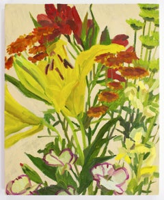 'Fall Bouquet' - still life - floral, botanical, impressionism