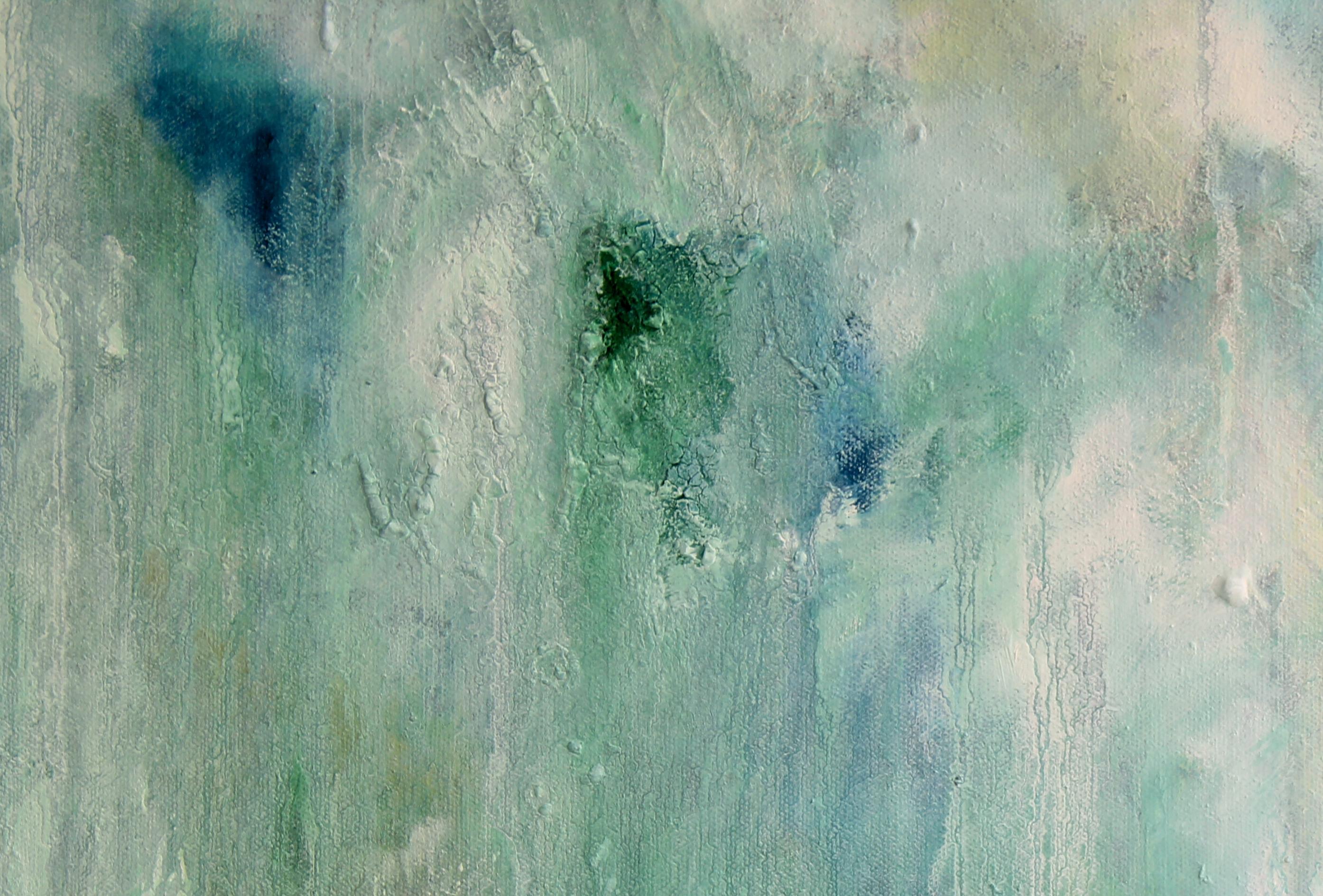 Green Haze, Modern art, Abstract For Sale 1