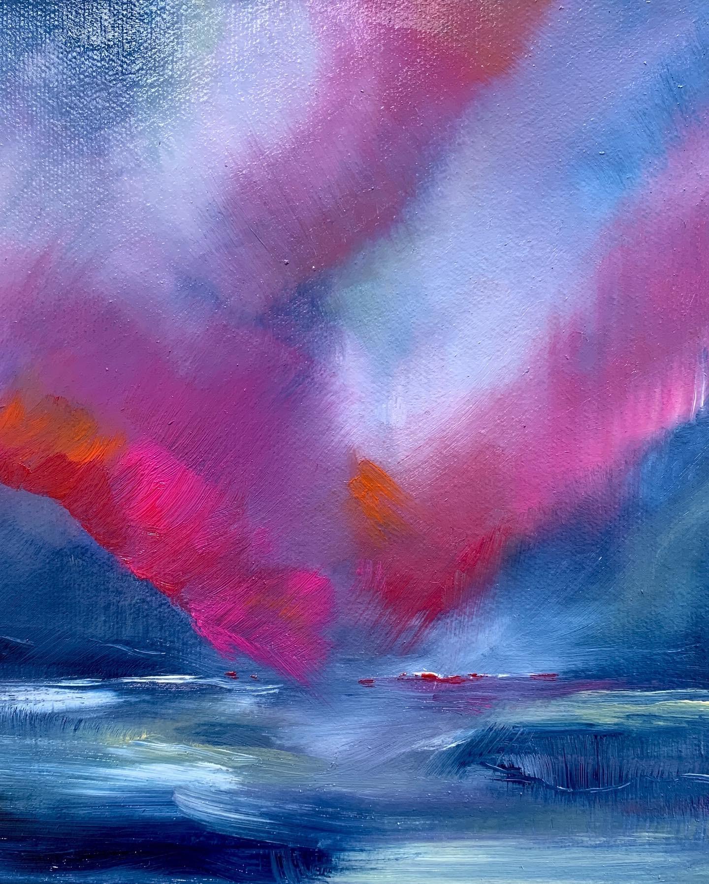Contemplation - Abstract Painting by Christina Sadler