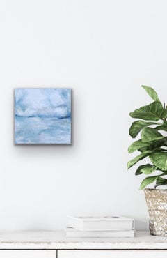 On The Horizon, Christina Sadler, Original Painting, Cloud Art, Skyscape Artwork