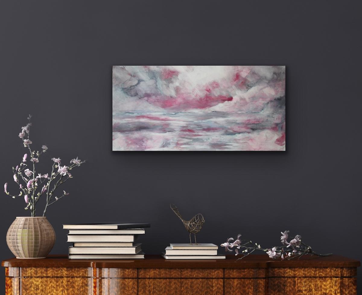 Calma indisturbata - Painting Espressionismo astratto di Christina Sadler