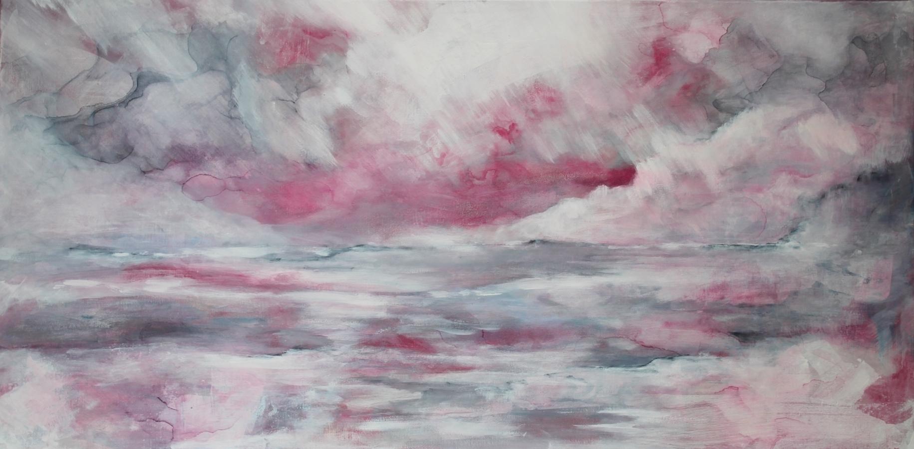 Christina Sadler Abstract Painting - Undisturbed Calmness