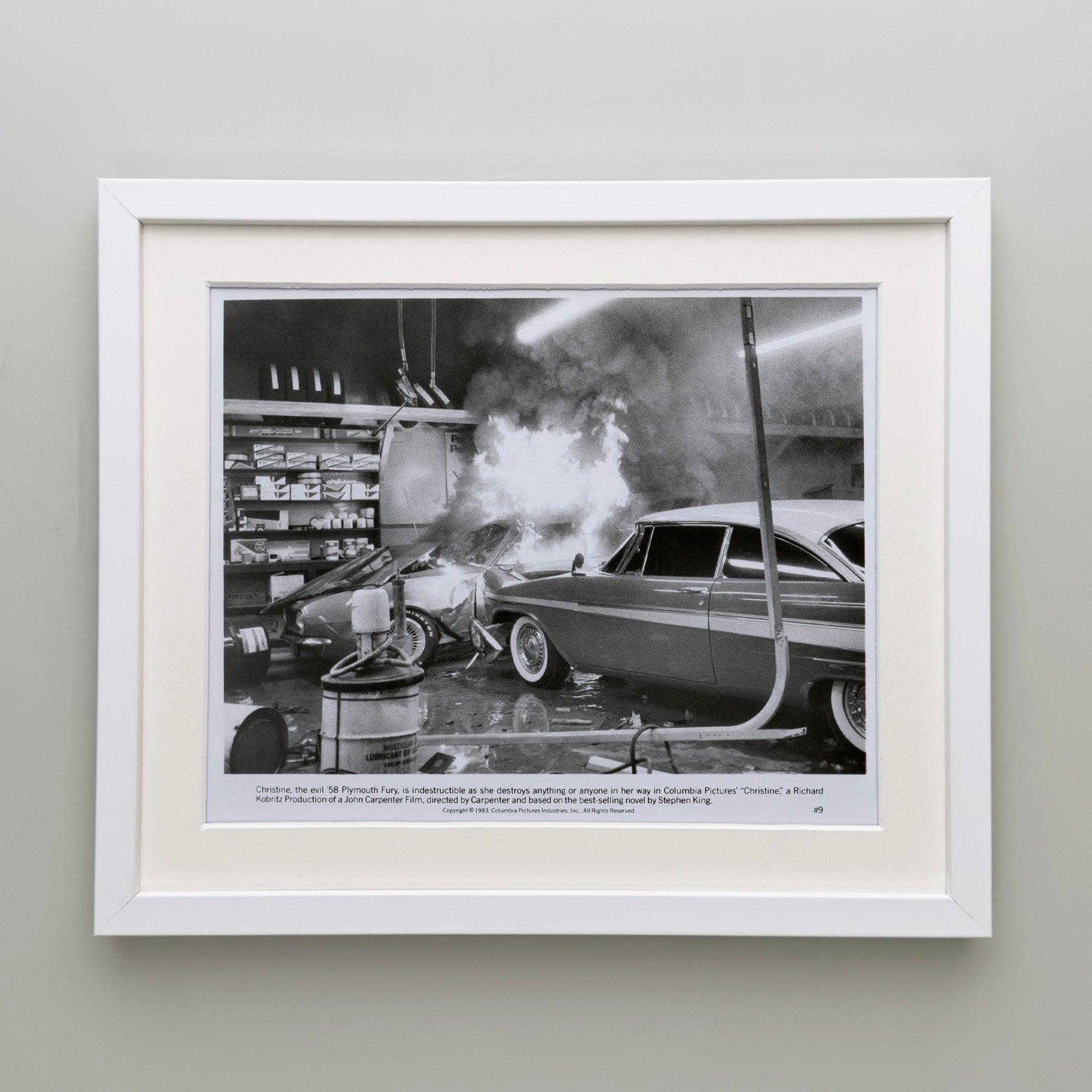 Christine (1983) Pressestatement - gerahmt im Zustand „Hervorragend“ im Angebot in Bath, Somerset