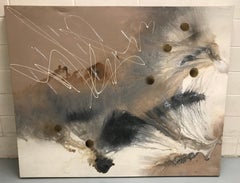 Christine Alfery Abstract Painting "The Black Hole"