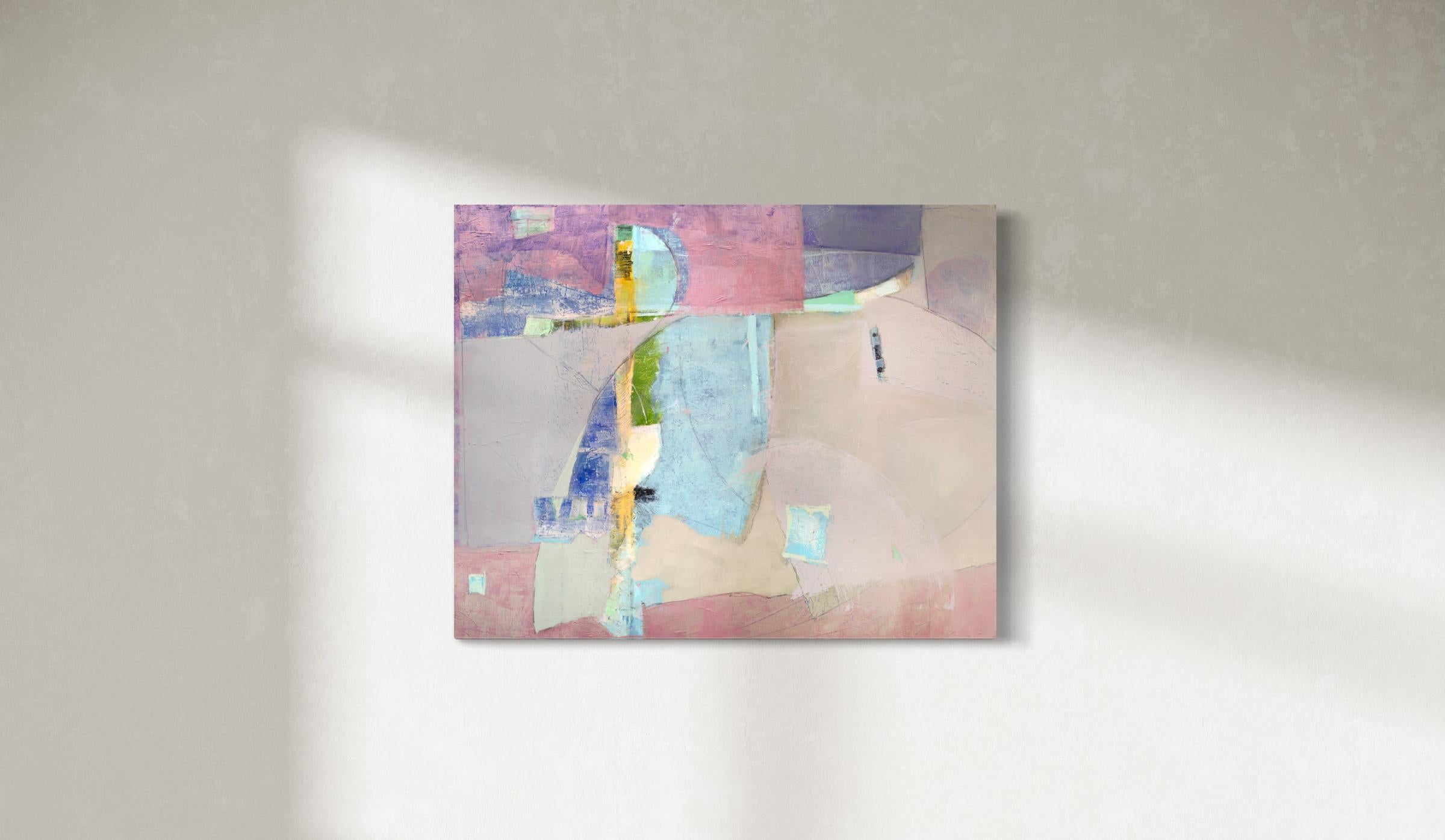 Abstract Painting di Christine Averill-Green - "Archi", pittura ad olio astratta