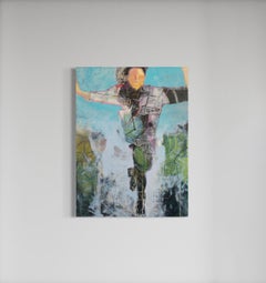 "Dancin' Up a Storm" Pittura astratta di figura
