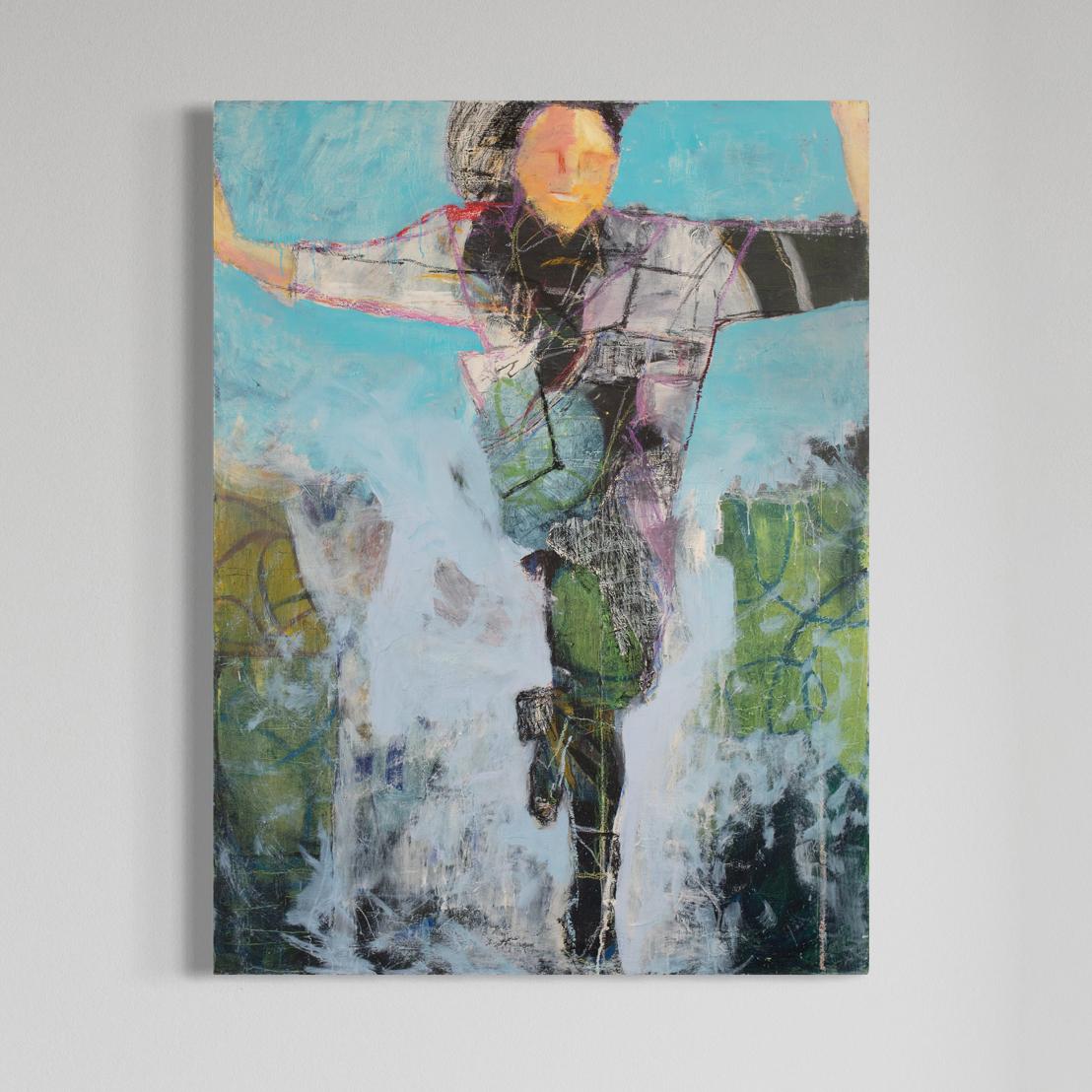 "Dancin
 Up a Storm" Pittura astratta di figura